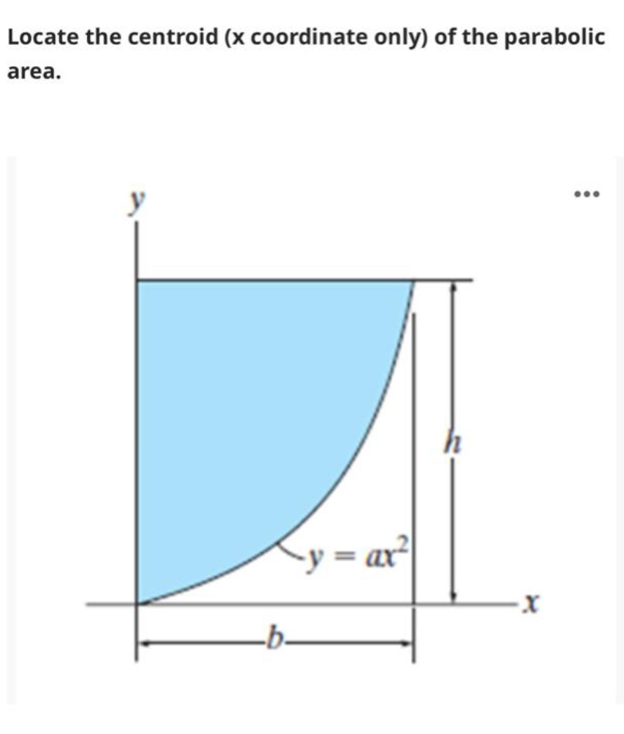 Answered Locate The Centroid X Coordinate Only Bartleby
