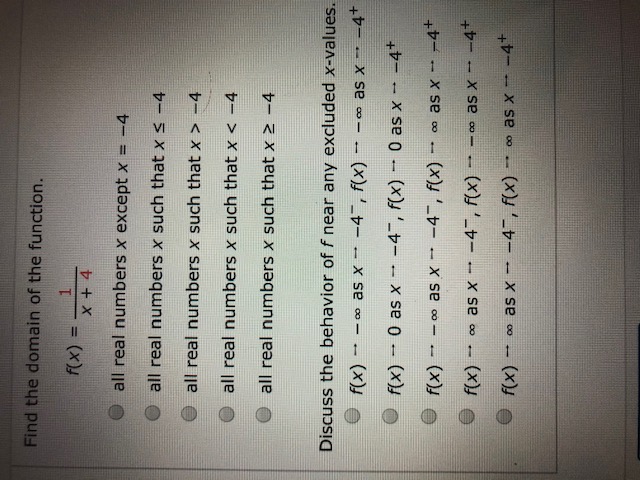 Answered Find The Domain Of The Function F X … Bartleby