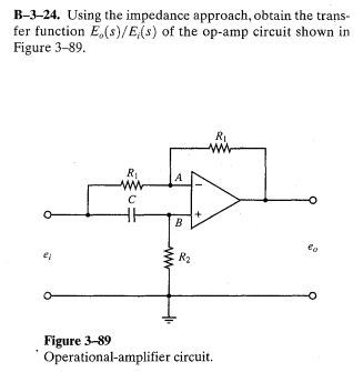 Answered: B-3-24. Using The Impedance Approach,… | Bartleby