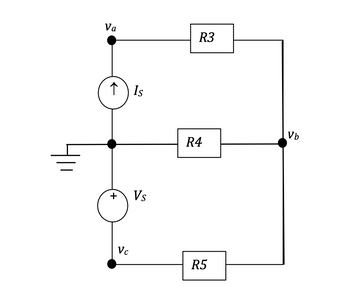 Va
↑\Is
+
Vc
Vs
R3
R4
R5
Vb