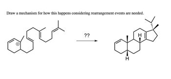 Draw a mechanism for how this happens considering rearrangement events are needed.
??
H
get
I