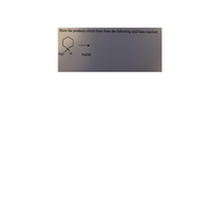 Show the products which form from the following acid base reaction.
H3C
H
NaOH
