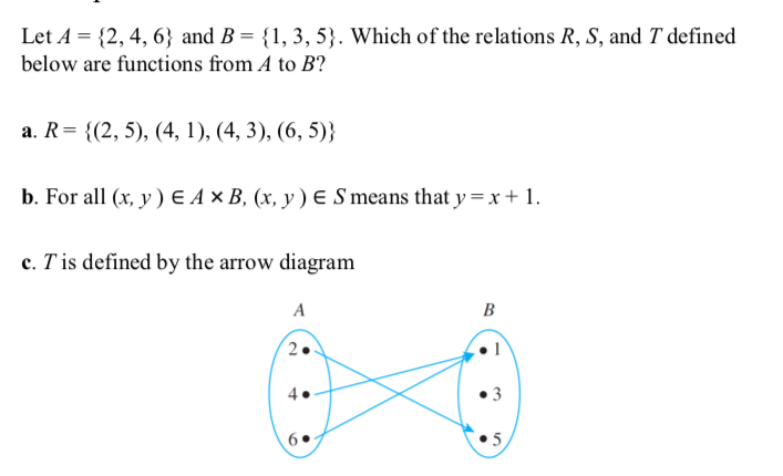 Answered Let A 2 4 6 And B 1 35 Which Of Bartleby 6074