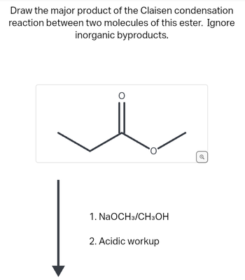 draw a condensation reaction