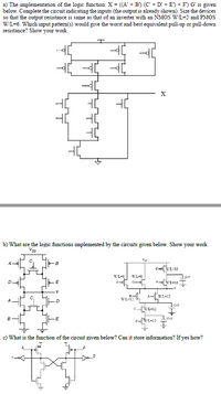 Answered: Below. Complete The Circuit Indicating… | Bartleby