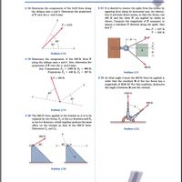 Answered: 2/18 Determine the components of the… | bartleby