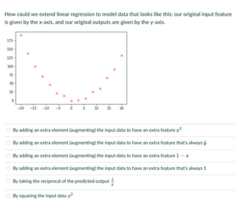 Answered: How Could We Extend Linear Regression… | Bartleby