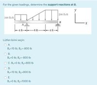 Answered: For The Given Loadings, Determine The… | Bartleby