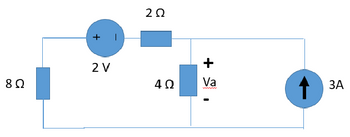 8Q
2V
2 Ω
4Ω
+
Va
+
ЗА