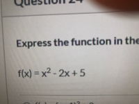 f(x)%3DX²-2x+5
