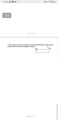 Answered: 5. The Structure Is Shown In The… | Bartleby