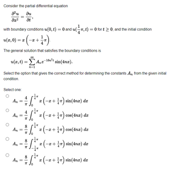 Answered: Consider The Partial Differential… | Bartleby