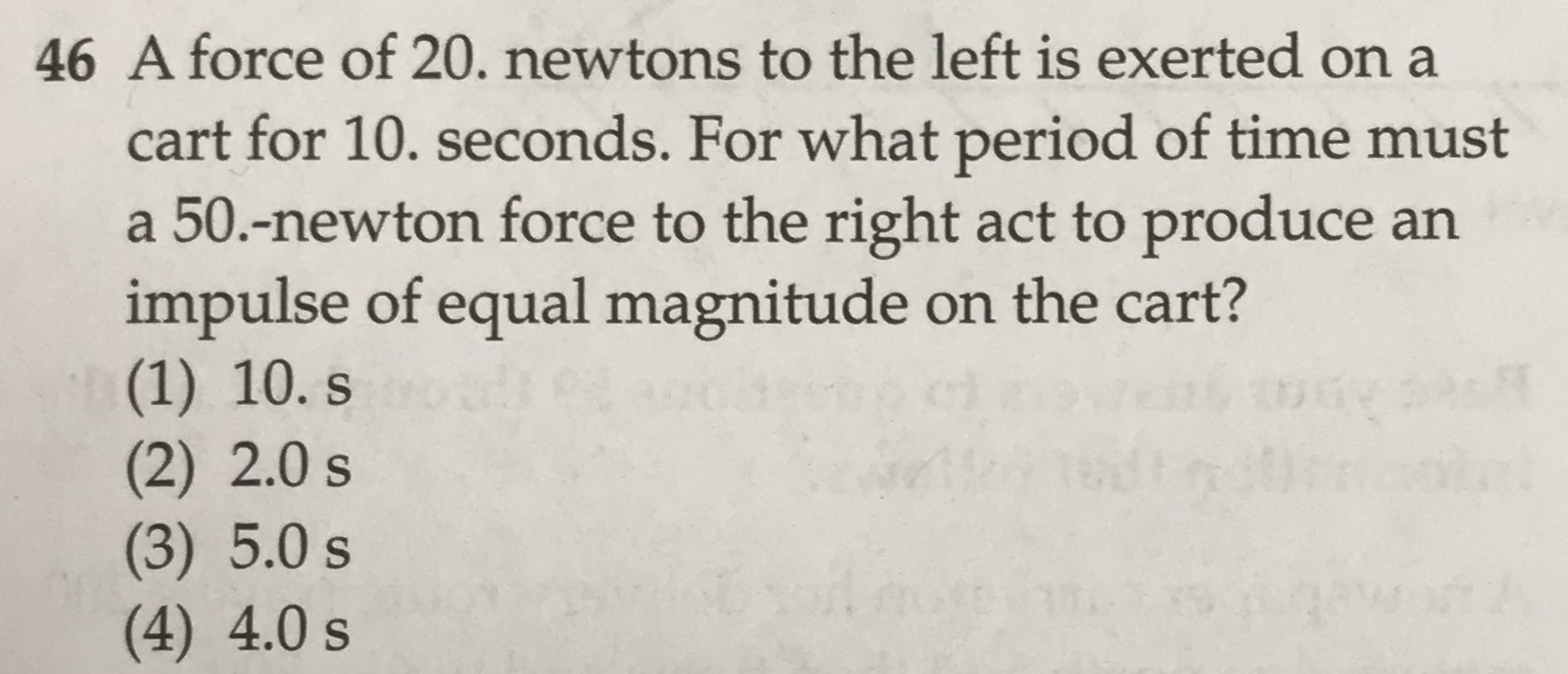 Answered 46 A Force Of 20 Newtons To The Left Bartleby   Jxldup8 