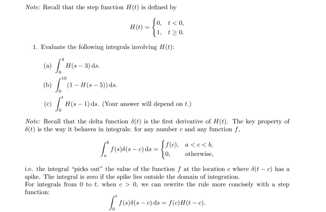 Answered Evaluate The Following Integrals… Bartleby