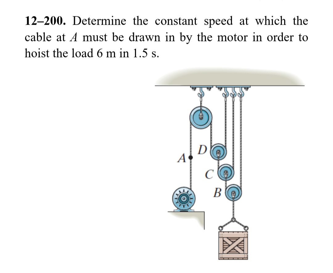 Answered: 12-200. Determine The Constant Speed At… | Bartleby