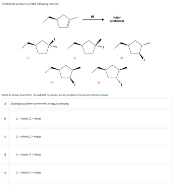 Answered: Predict the product(s) of the following… | bartleby