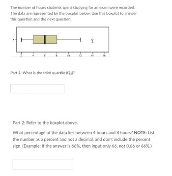 Answered: The Number Of Hours Students Spent… 