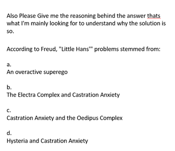 freud case study little hans pdf