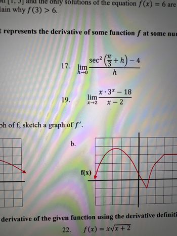 Answered: 19. X 3x - 18 Lim X-2 X-2 | Bartleby