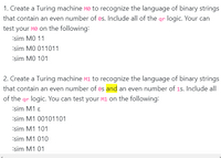 Construct a Turing Machine for language L = {0n1n2n