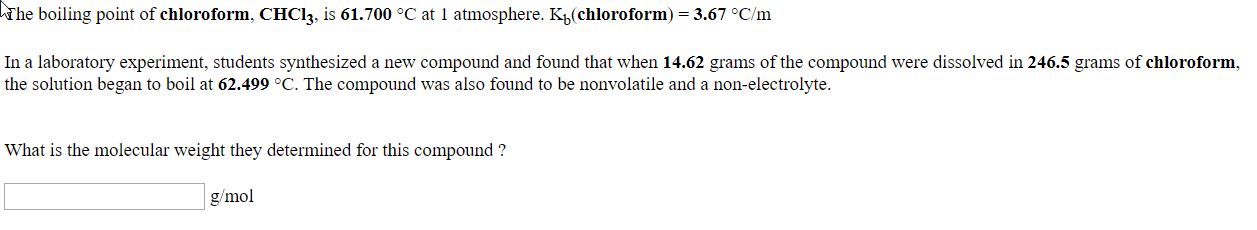 s the molecular weight they determined for this compound
