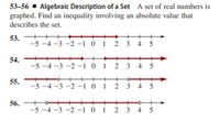 Answered: 53-56 - Algebraic Description of a Set… | bartleby