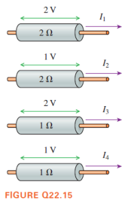 2V
20
1 V
2 N
2V
I3
1 V
I4
1Ω
FIGURE Q22.15
