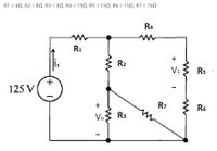 Answered: R1 - 4Ω, R28Ω, R3 -8Ω, R4 =15Ω , R5 =… | bartleby