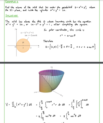 Answered: Find the volume of the solid that lies… | bartleby