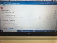 https://www-awn.aleks.com/alekscgi/x/Isl.exe/1o_u-lgNslkr7j8P3jH-IBInzn17HUz2IYCcR4NM7yr_lpMriNwxOI ***
O KINETICS AND EQUILIBRIUM
Try again.
Using first- and second-order integrated rate laws
Stella v
Try Again
Consider this reaction:
2Cl,0, (g) → 2C1, (g) + 50, (g)
At a certain temperature it obeys this rate law.
= (125 M-1.)[C1,0,
團
Suppose a vessel contains Cl,0, at a concentration of 0.880 M. Calculate how long it takes for the concentration of Cl,0, to decrease to 0.114 M. You may
assume no other reaction is important.
Round your answer to 2 significant digits.
Explanation
Recheck
O 2021 McGraw-Hil Education. All Rights Rserved.
Terms of Use Privacy Accessibility
P Type here to search
11:02 AM
2/4/2021
