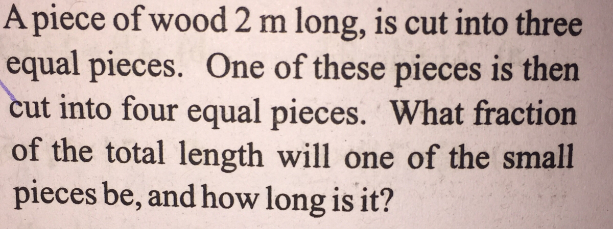 Ex: Find the Length of Two Pieces Cut From a Large Piece Given a  Relationship