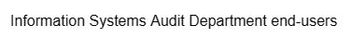 Information Systems Audit Department end-users