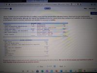 Financial -nal sis and -ppli
Question 2- M1 CONNECT Problen X
A https://ezto.mheducation.com/ext/map/index.html?_con=con&external_browser=D0&launchUrl=https% D
ECT Problems i
Saved
Help
Save & Exit
Check m
Henry Josstick has just started his first accounting course and has prepared the following balance sheet and income statement for
Omega Corp. Unfortunately, although the data for the individual items are correct, he is very confused as to whether an item should go
in the balance sheet or income statement and whether it is an asset or liability
BALANCE SHEET
$ 36
$51
Payables
Less accumulated depreciation
Inventories
121
Receivables
40
Total current assets
Total current liabilities
$26
Long-term debt
Property, plant, and equipment
Net fixed assets
$355
Interest expense
525
Total liabilities
Shareholders' equity
$94
Total liabilities and
Total assets
shareholders' equity
INCOME STATEMENT
$710
Net sales
Cost of goods sold
Selling, general, and administrative expenses
ЕBIT
Debt due for repayment
Cash
Taxable income
585
39
$ 26
16
S 16
Taxes
13
Depreciation
Net income
Prepare the balance sheet and income statement by rearranging the above items. (Be sure to list the assets and liabilities in order of
their liquidity. Enter all amounts as positive values.)
< Prev
2 of 8
Next >
search
近
