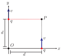 Answered: Consider Two Identical Charges, Of… | Bartleby