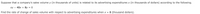 Suppose that a company's sales volume y (in thousands of units) is related to its advertising expenditures x (in thousands of dollars) according to the following.
ху — 40х + 8y 3D 0
Find the rate of change of sales volume with respect to advertising expenditures when x = 8 (thousand dollars).
