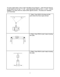 Answered: For each object below, draw a clear… | bartleby