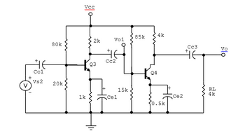 Cc1
Vs2
80k
20k
VCC
1k
2k
Q3
Vol
HE
Cc2
Cel
15k
85k
Q4
4k
0.5k
Cc3
HE
Ce2
RL
4k
Vo
