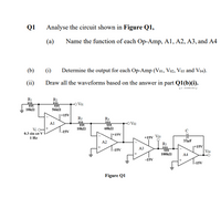 Answered: Q1 Analyse The Circuit Shown In Figure… | Bartleby