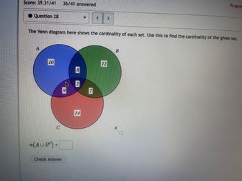 Answered: The Venn Diagram Here Shows The… | Bartleby