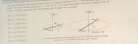 Two point-like beads which have the same mass are rotating at the ends of a l; =
shown. The rod is initially rotating at w; = 2.00 rev/sec. An internal mechanism extends the length of the rod
to be lf = 120 cm. How fast is the rod rotating after its length was extended?
(A) wp = 0.174 rev/s
Wi
(B) wr = 0.347 rev/s
(C) wf = 0.417 rev/s
(D) ws = 0.833 rev/s
(E) wf = 1.67 rev/s
(F) wf = 2.00 rev/s
Rotation axis
(G) ws = 11.5 rev/s
A rotating massless rod with two beads on each end. The rod extends its length
from l; to ls via an internal mechanism while rotating.
