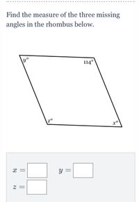 Answered: Find The Measure Of The Three Missing… | Bartleby