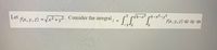 Let
9-x2 9-x2-y2
f(x.y,z) =Vx2+y2. Consider the integral
f(x, y,z) dz dy dx
%3D
-3 0
