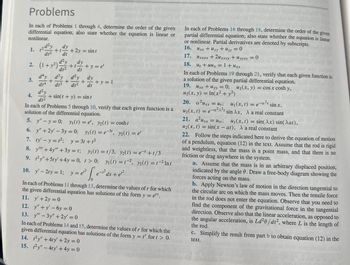 Answered: In each of Problems 1 through 4,… | bartleby