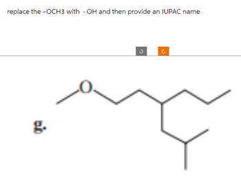 replace the -OCH3 with -OH and then provide an IUPAC name
ம்