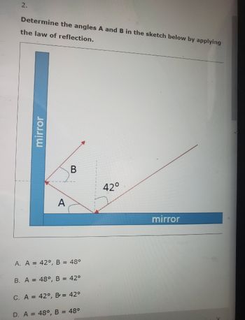 Answered: 2. Determine The Angles A And B In The… | Bartleby