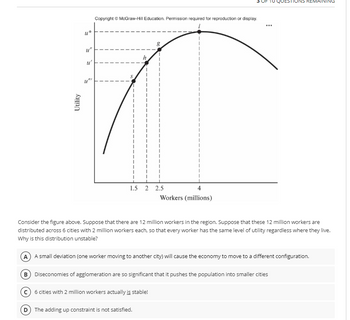 Answered: Utility U* Copyright © McGraw-Hill… | Bartleby