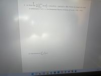 I
6. (a) Prove that
dz
f(t) dt = f(h(z))h'(x) – ƒ(g(x))g'(z). [Hint: Rewrite the integral part using
9(z)
an antiderivative F of f. i.e, Use Fundamental Theorem of Calculus f(x) dx = F(b) – F(a).]
(b) Find derivative of
