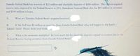 Zanadu Federal Bank has rescrves of $55 million and checkable deposits of $200 million. The current required
rescrve ratio imposed by the Fcderal Reserve is 25%. Zanaduian National Bank also has $45 million in sccuritics
and $100 million in loans.
A.
What are Zanadau Federal Bank's required reserves?.
If the Fed buys $5 million in sccuritics from Zanadu Federal Bank what willI happen to the bank's
balance sheet Please show your work.
B.
C.
What is the monctary multiplicr? By how much did the checkable deposits cxpand or contract due to the
Federal Reserve buying securitics from Zanadu Federal Bank?
