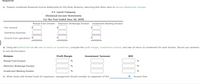 Required:
1. Prepare condensed divisional income statements for the three divisions, assuming that there were no service department charges.
E.F. Lynch Company
Divisional Income Statements
For the Year Ended June 30, 20Y8
Mutual Fund Division
Electronic Brokerage Division
Investment Banking Division
Fee revenue
Operating expenses
Income from operations
$
2. Using the DuPont formula for rate of return on investment, compute the profit margin, investment turnover, and rate of return on investment for each division. Round your answers
to one decimal place.
Division
Profit Margin
Investment Turnover
ROI
Mutual Fund Division
%
%
Electronic Brokerage Division
%
Investment Banking Division
%
%
3. When faced with limited funds for expansion, management should consider an expansion of the
Division first.
