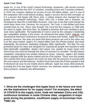 hypothesis of apple company